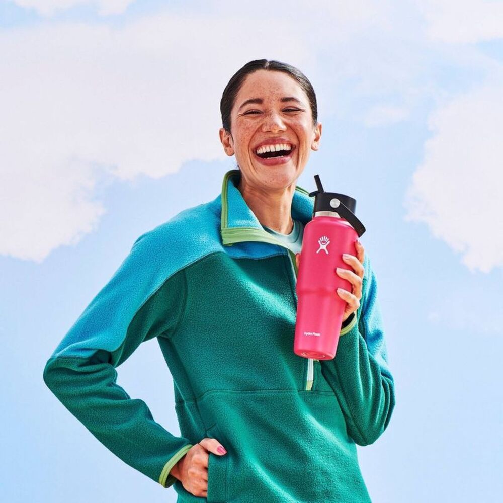 Open Box - Hydro Flask - 32oz Wide Mouth Flex Straw Travel Wate Pink - Picture 4 of 4
